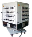 Test cabinet houses 32 “conditioning nests” in cell manufacturing environment