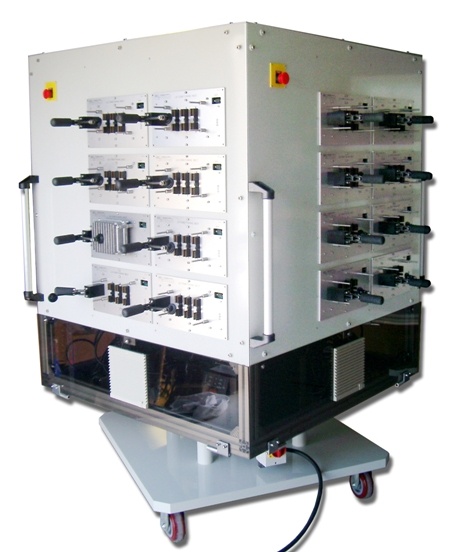 Multi-unit Rotating Cabinet with Lift