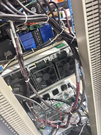 7556 Close-Up Back of Cabinet for Crane Aero with NI Components