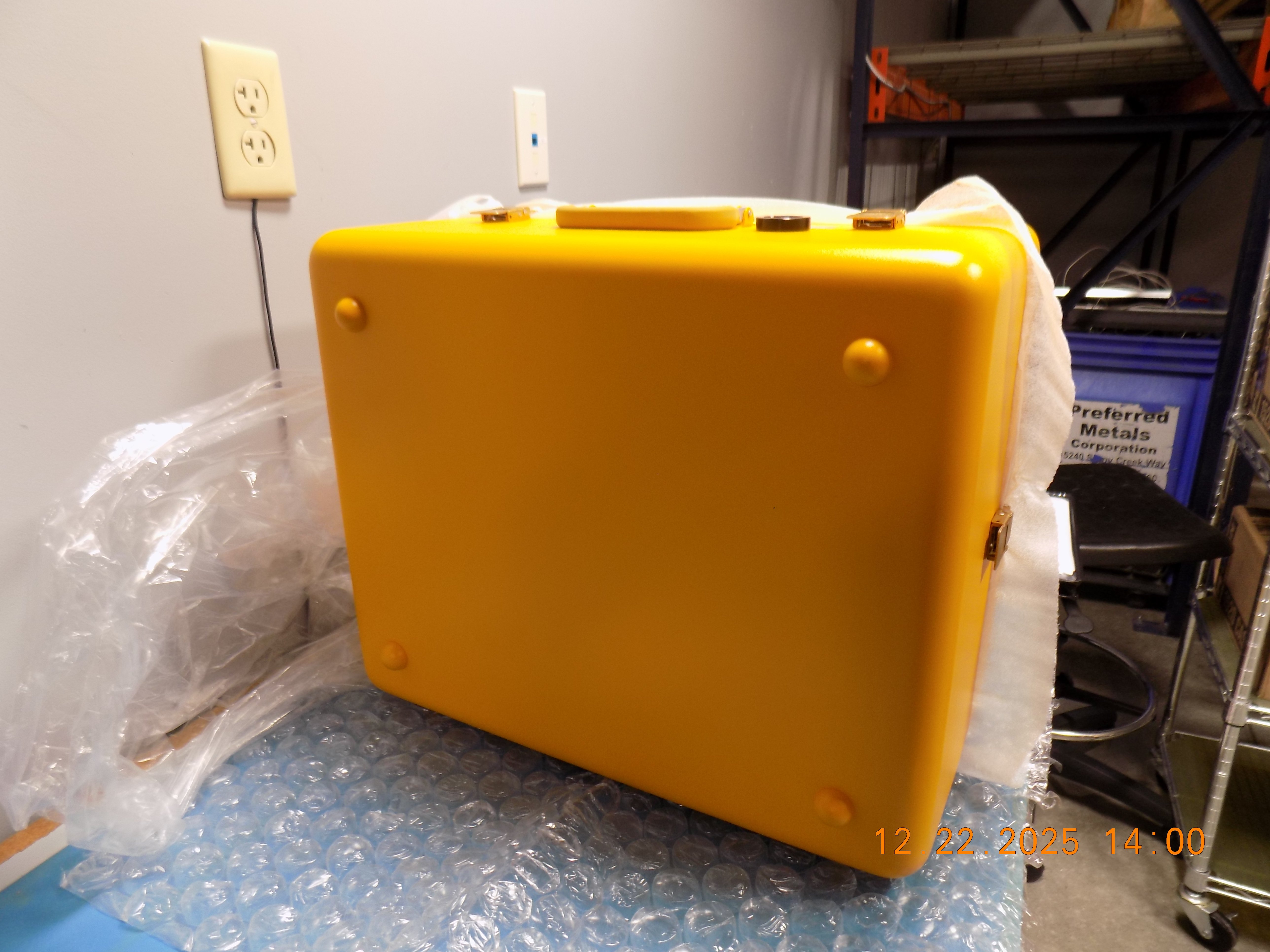 Aerospace Test Kit Case Underside