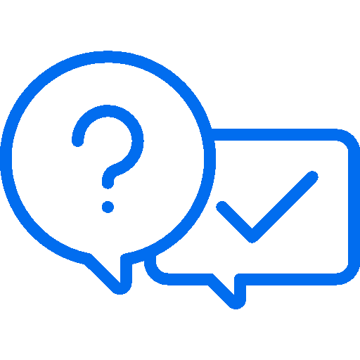 blue question icon