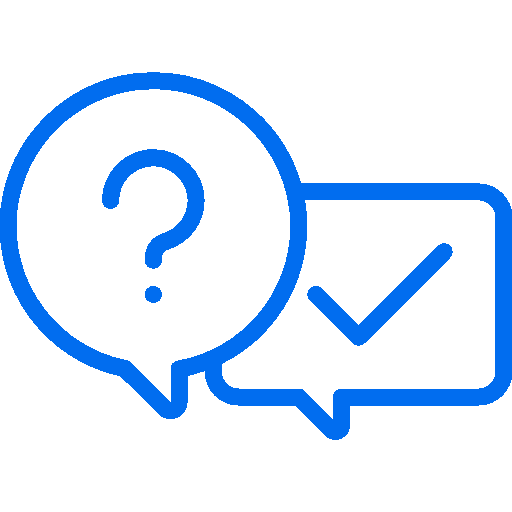 blue question icon
