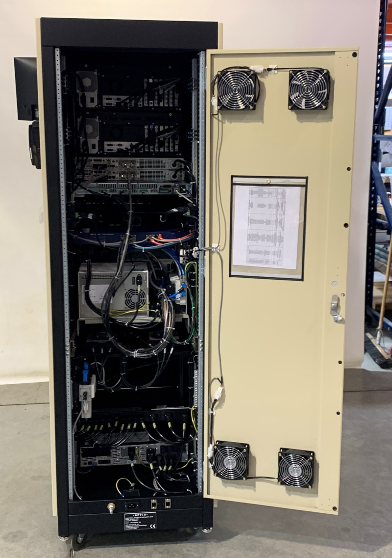 Dual PC interior view