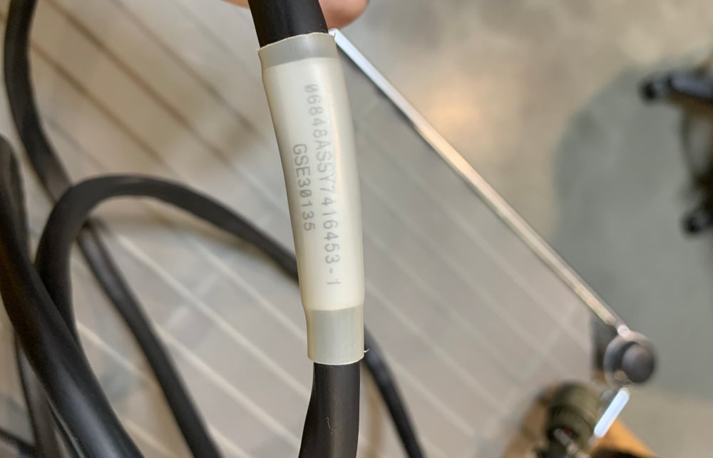Aerospace Cable Assembly labeling