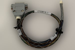 black cable for interface box