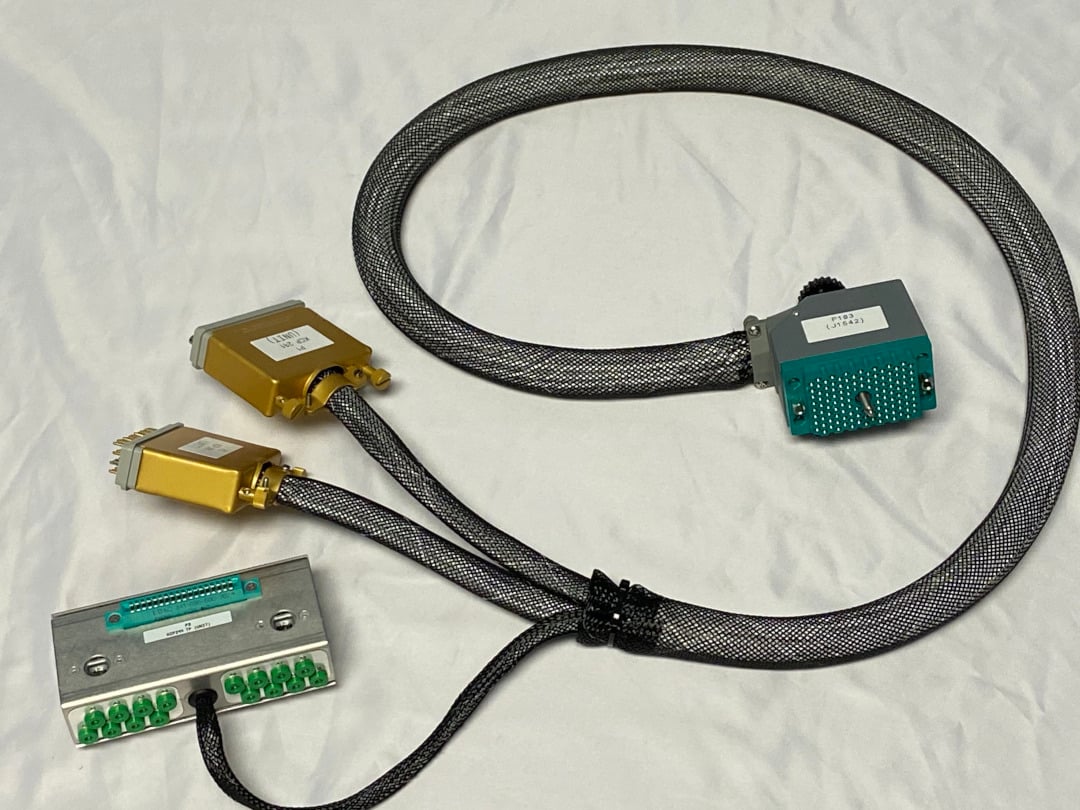 Avionics Custom Test Harness Cable Setup
