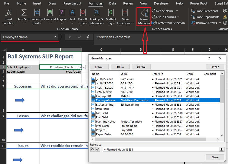 Excel Dashboard Example