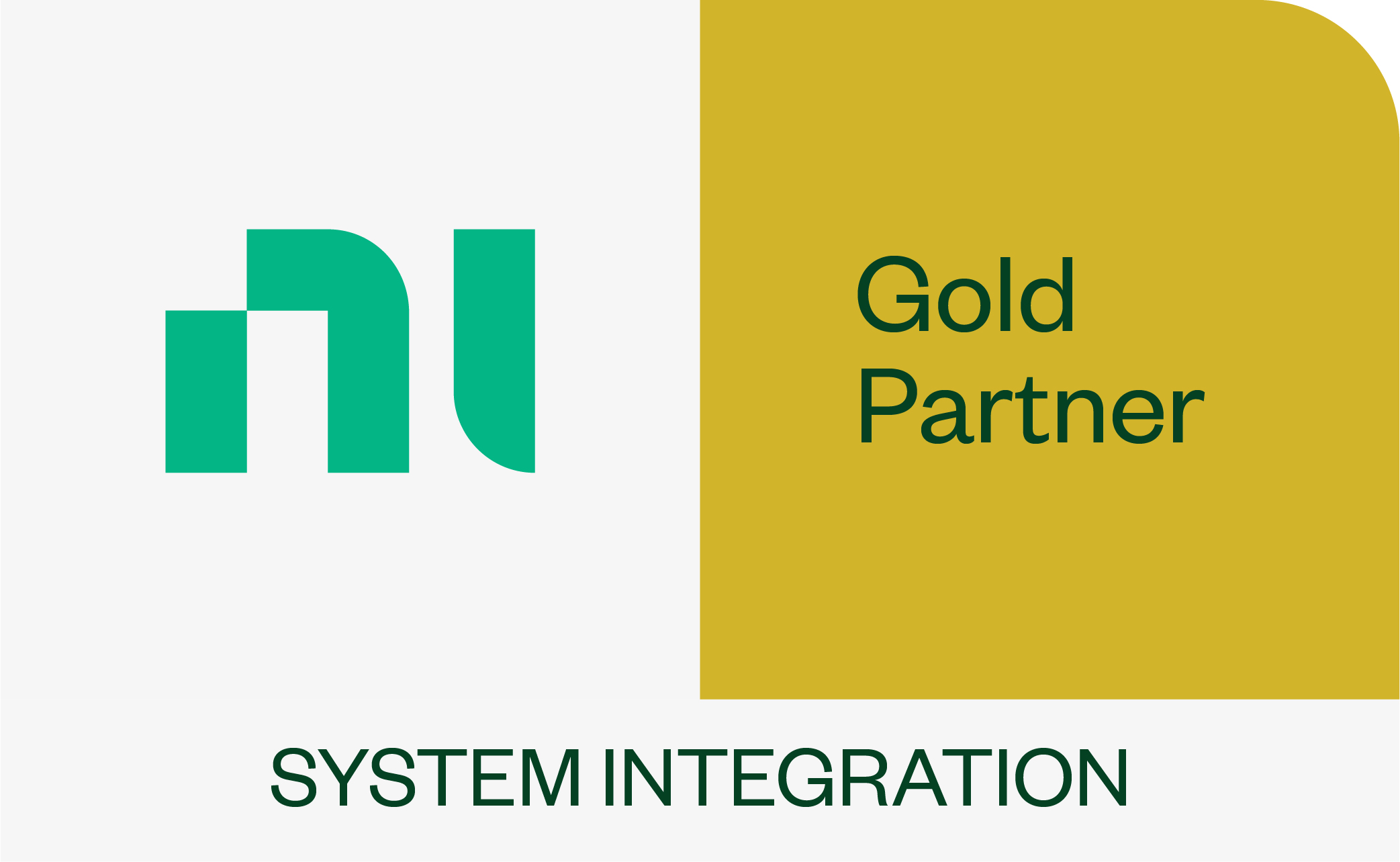 NI Gold Partner Program Logo